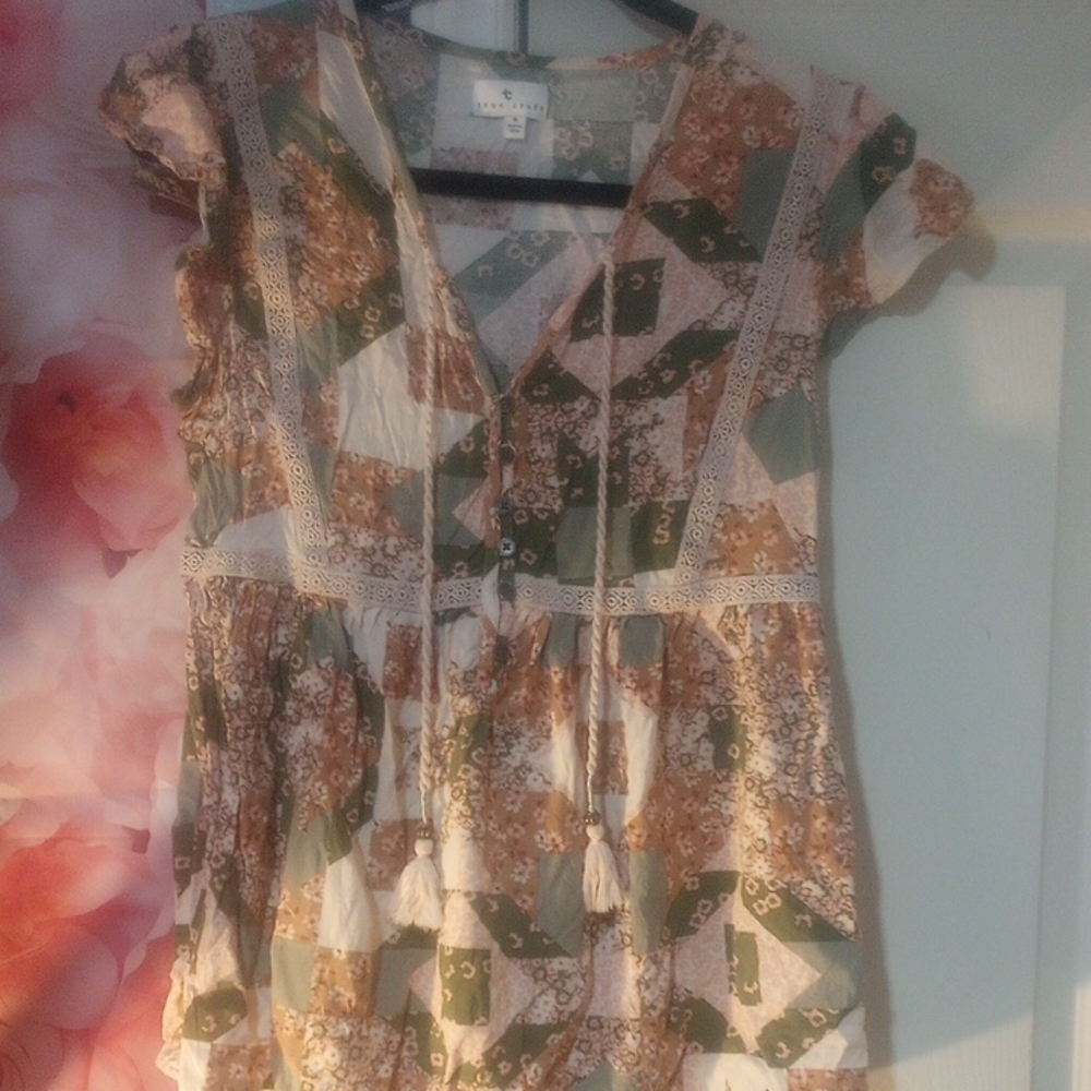 True Craft Multicolor Patchwork Skirt - image 1